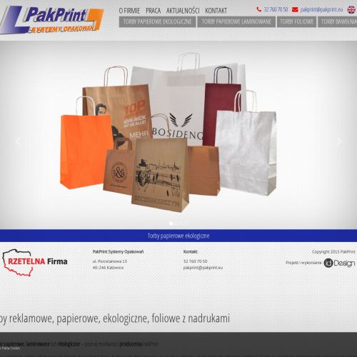 Papierowe torebki - Częstochowa