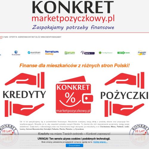 Pożyczki przez internet w Płocku