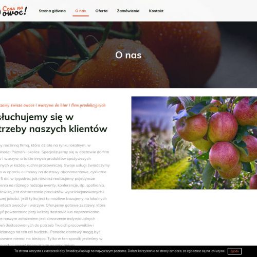 Dostawa owoców do firmy w Poznaniu