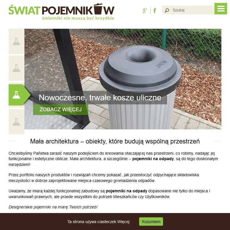 Pojemniki półpodziemne na odpady bio - Poznań
