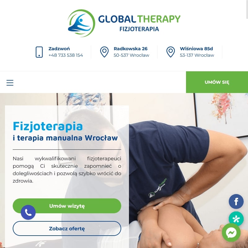 Fizjoterapia masaż Wrocław