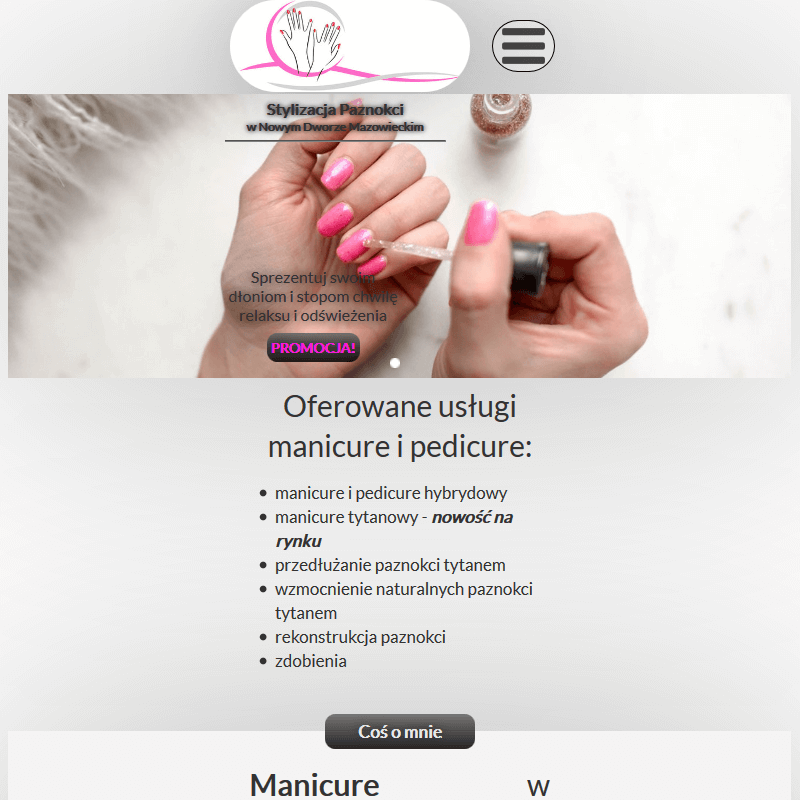 Manicure hybrydowy nowy dwór mazowiecki